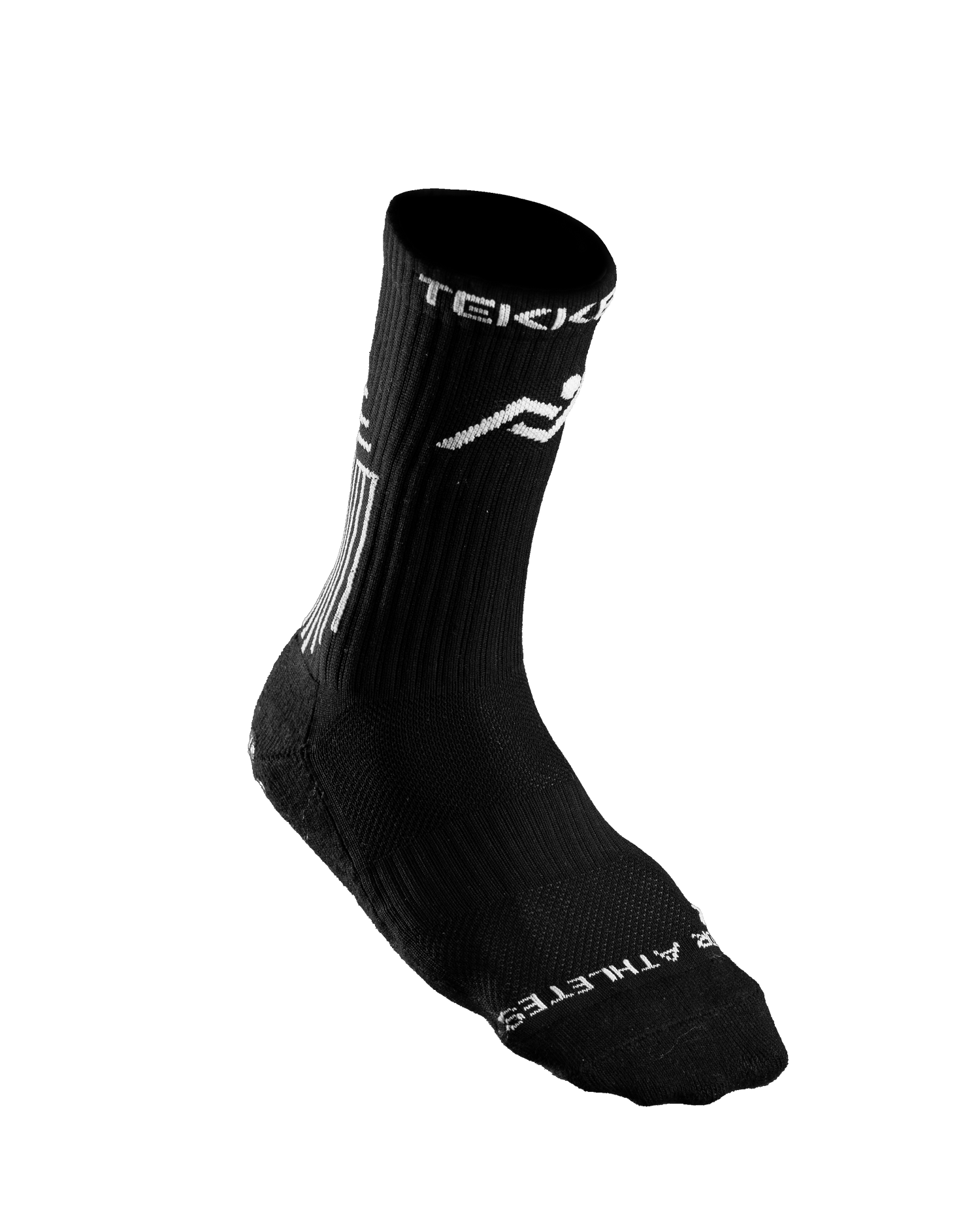 TekkGrip 2.0 Grip Socks- Black & White