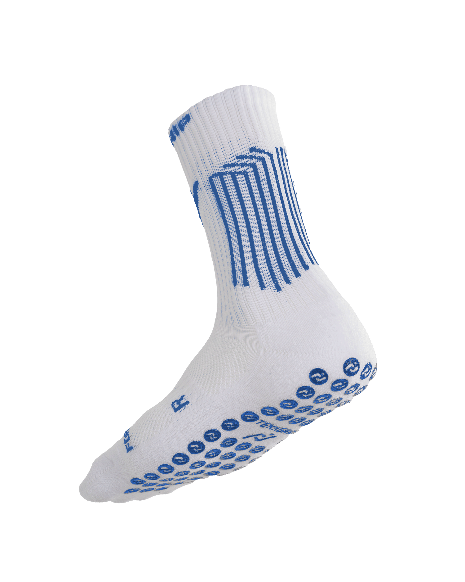 TekkGrip 2.0 Grip Socks- White & Blue
