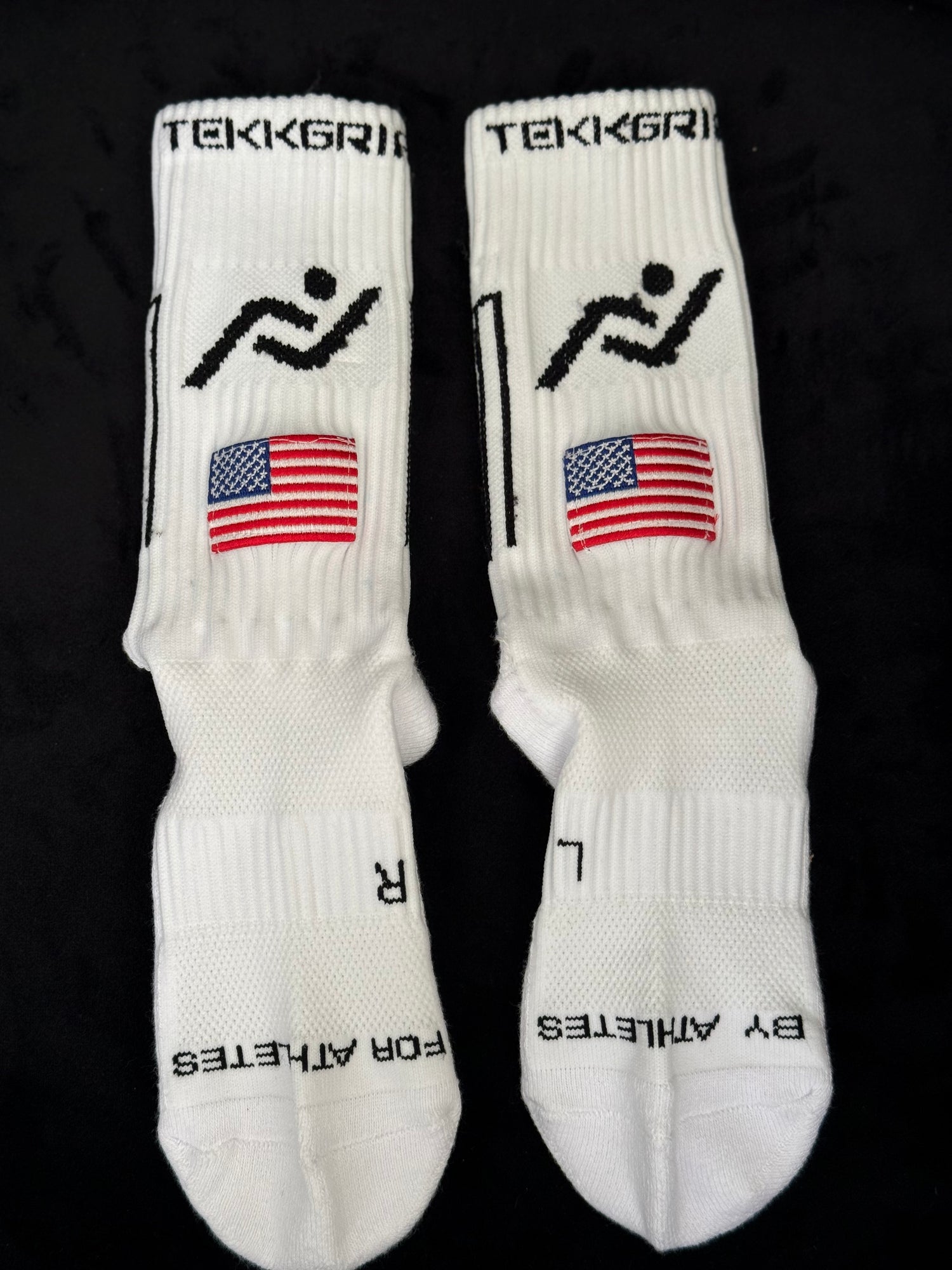 1 of 1 Custom Flag Grip Socks