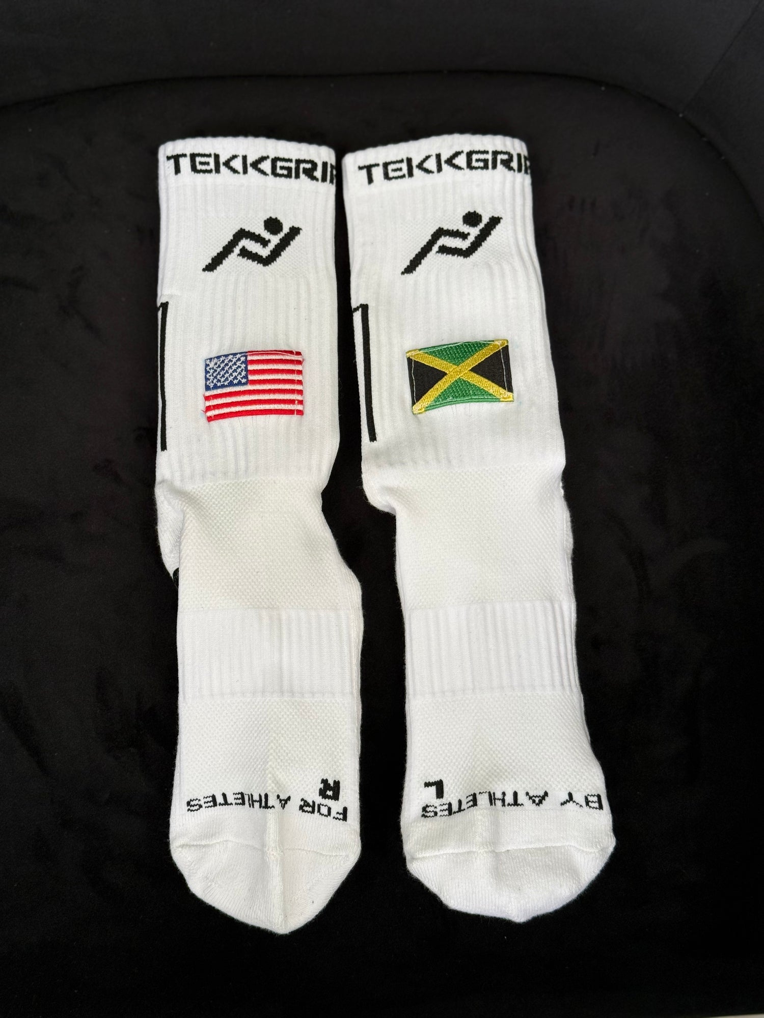 1 of 1 Custom Flag Grip Socks