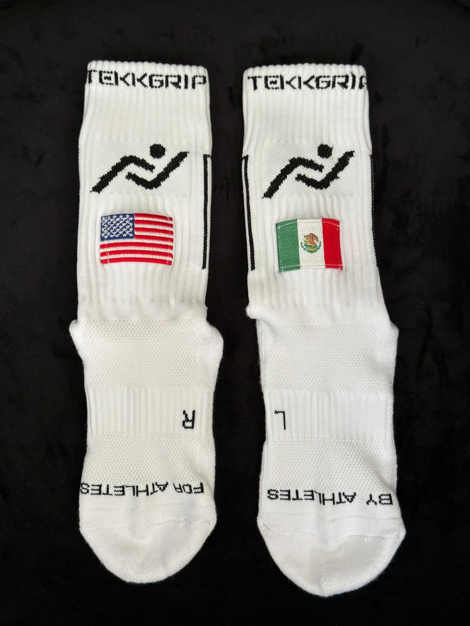 1 of 1 Custom Flag Grip Socks